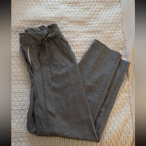 H&M Gray Plaid Pants